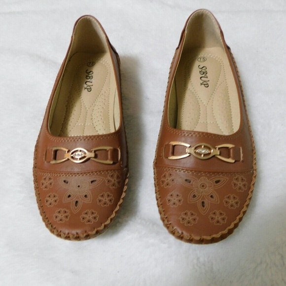 SBUP Shoes - SBUP brown moccasins flat shoes